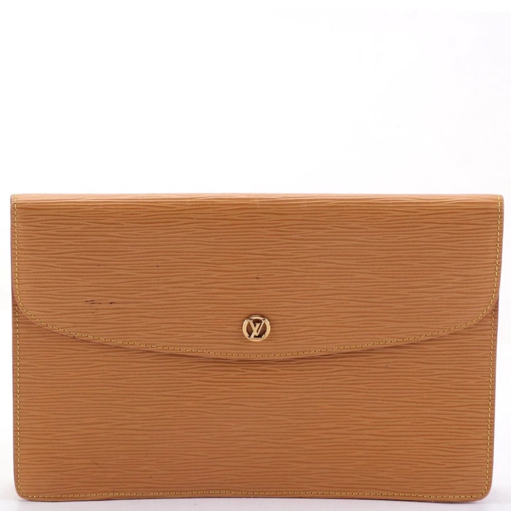 RARE Louis Vuitton Montaigne 27 Clutch in Winnipeg Sable Epi